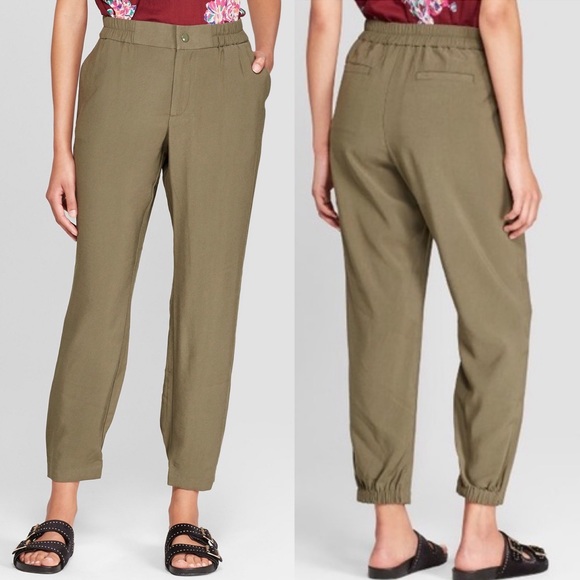 A New Day Utility Jogger Relaxed Fit - Olive Green - Picture 1 of 8